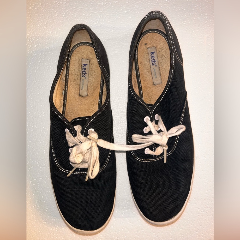 Heavily Worn Women's Size 11 Black Keds